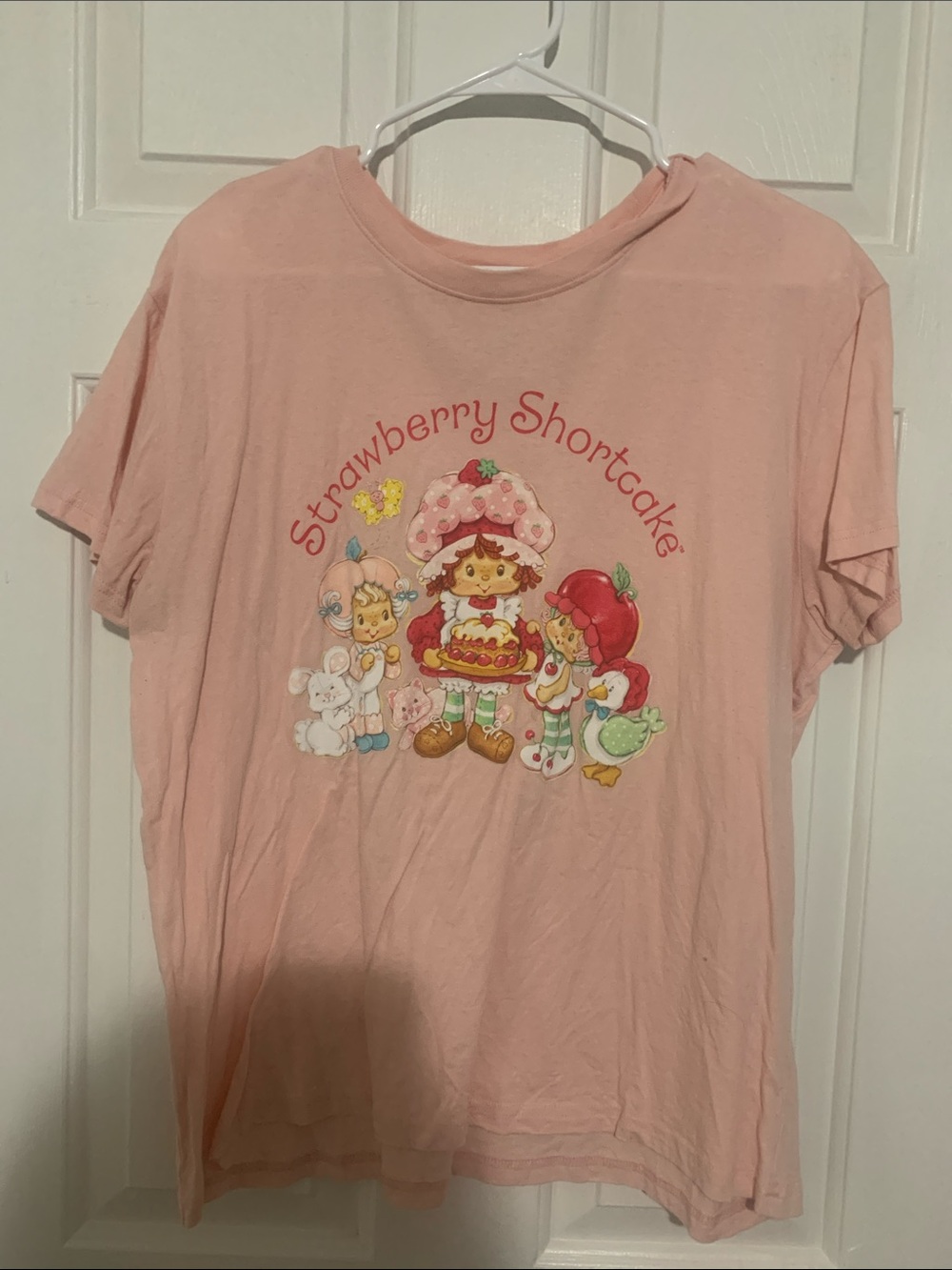 Strawberry Shortcake Pink Graphic Kids Tee